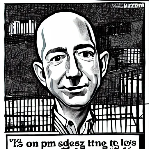 Prompt: jeff bezos as a hobo