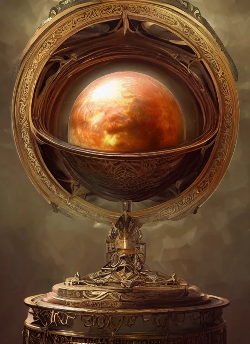 Prompt: crystal ball on a large wood stand with a beautiful dreamscape inside, studio product photography, centered, super highly detailed, professional digital painting, artstation, concept art, smooth, sharp focus, extreme illustration, unreal engine 5, photorealism, beautiful, cinematic, art by artgerm and rutkowski and alphonse mucha and loish and wlop