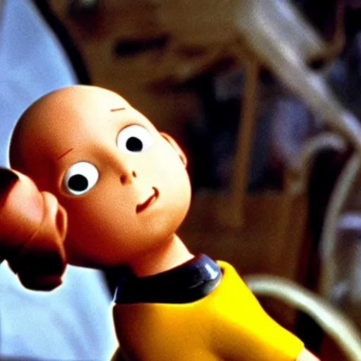 Prompt: a still of caillou in alien ( 1 9 7 9 )