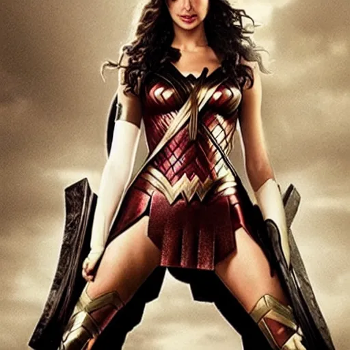 Image similar to anna athaway gal gadot uwu