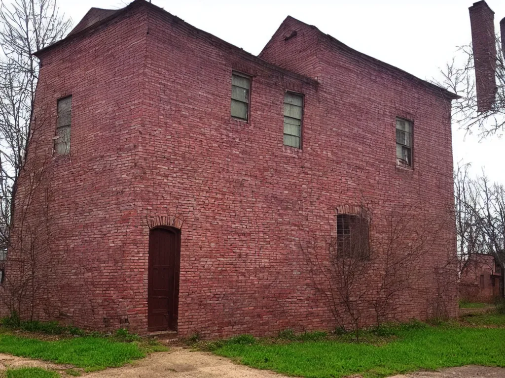 Image similar to a picture of a brick house, found on google street view