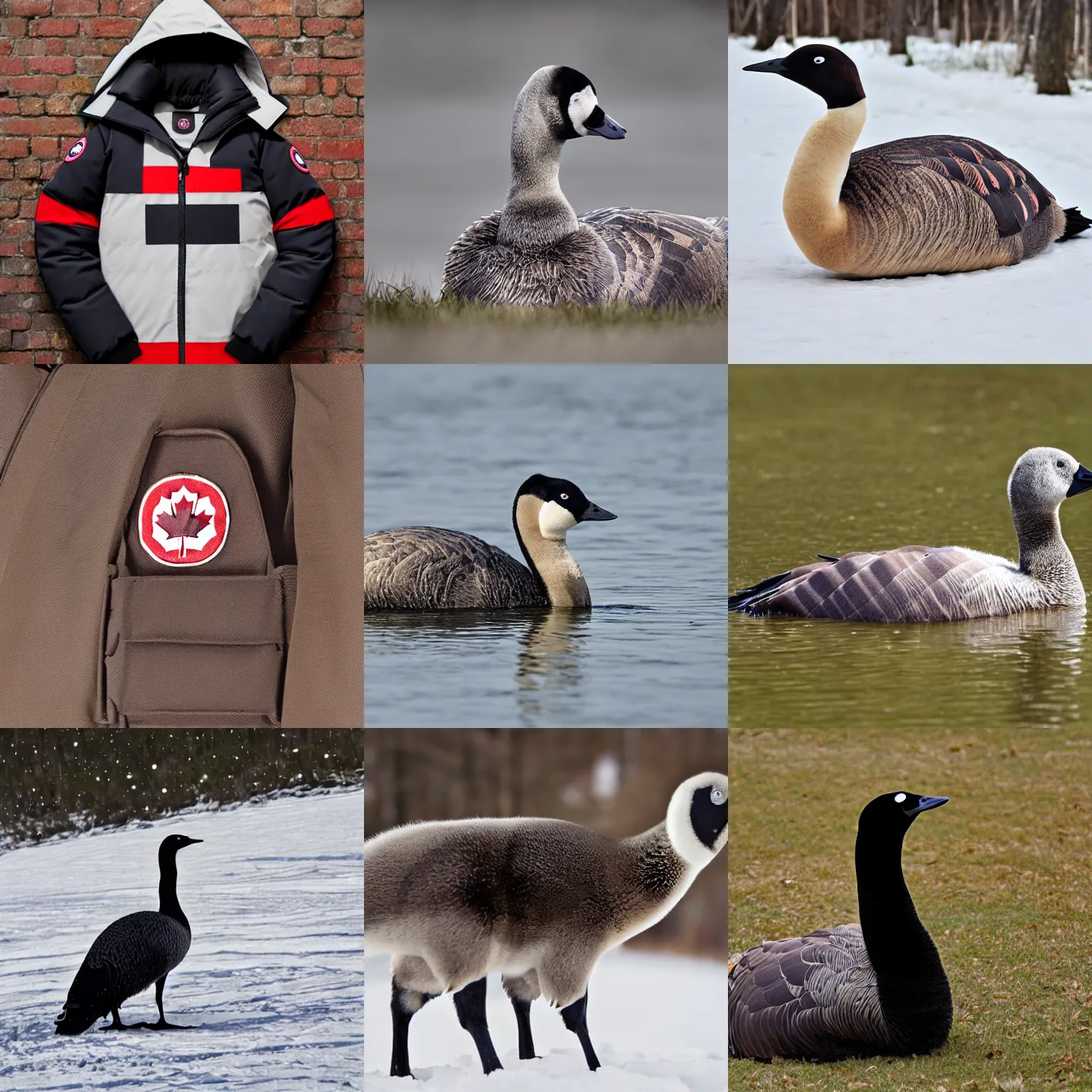 Prompt: Canada goose