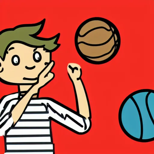 Prompt: a kid shooting a basketball, animated, animation, coherent body, comprehensive face