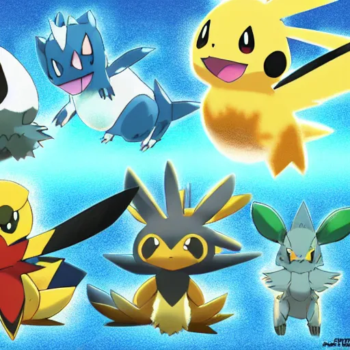 Image similar to New Pokémon concept art, digital art, leaked image,