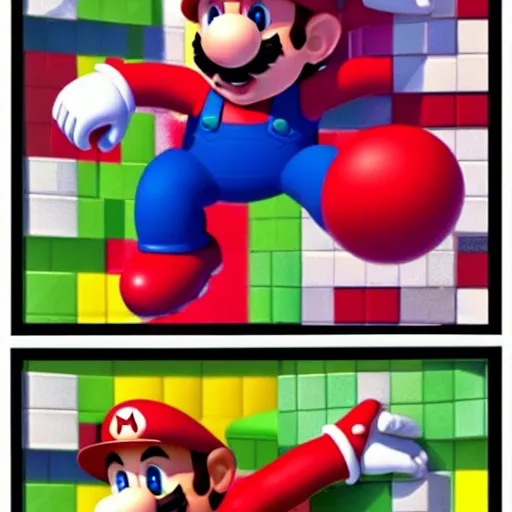 Image similar to invisible super mario