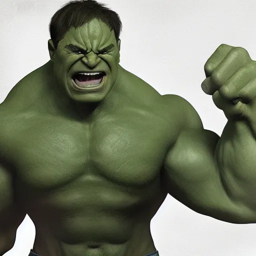 Image similar to Dr. Phil is The Hulk, hyperdetailed, artstation, cgsociety, 8k