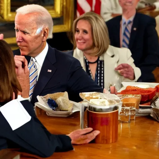 Image similar to Joe Biden is hungry.