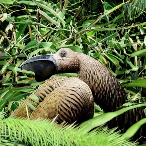 Image similar to real photograph of a dodo bird in a zoo