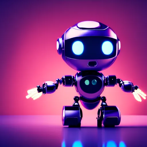 Prompt: a cute little robot. super realistic 8 k render of a dark hooded powerful elegant, cinematic composition