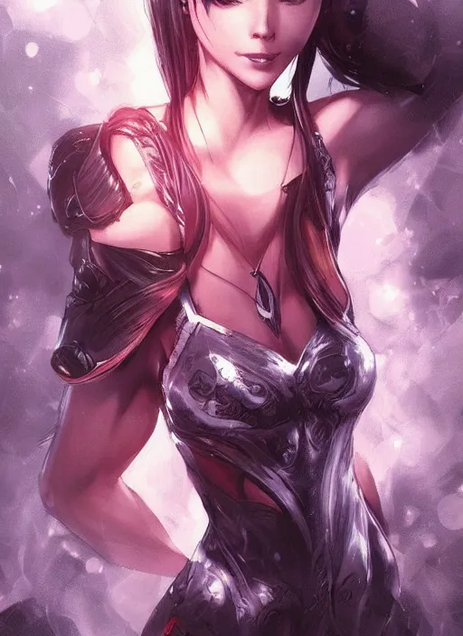 Prompt: beautiful portrait of a gorgeous personal trainer who looks like Reis Gremory , character design by Ross Tran, artgerm detailed, soft lighting