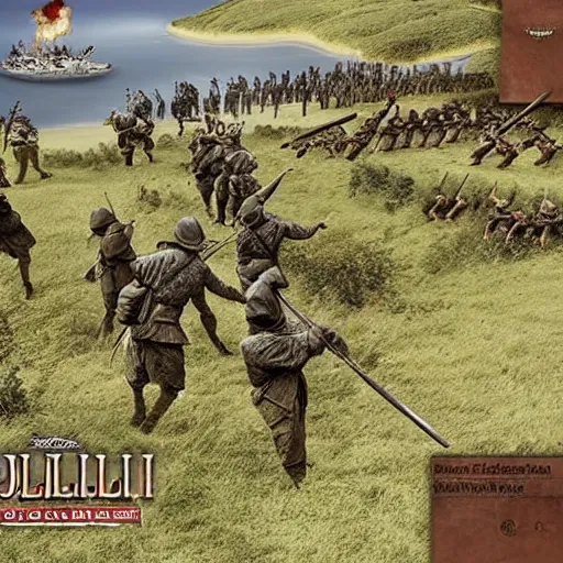 Prompt: battle of gallipoli epic, detailed, realistic