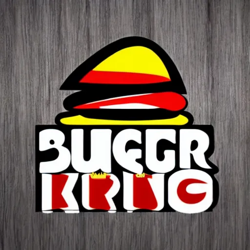 Image similar to burger king logo in metallica font