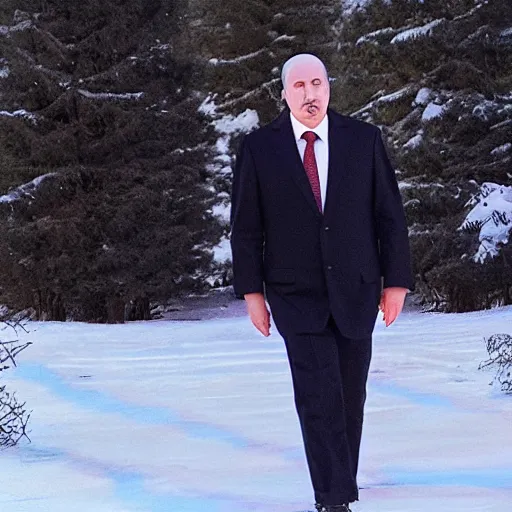 Prompt: Alexander Lukashenko in Undertale