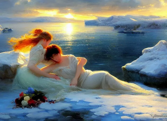 Image similar to frozen ocean by vladimir volegov and alexander averin and delphin enjolras