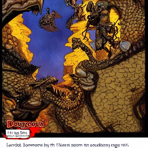 Image similar to 1 o clock, a dungeonsand dragons adventure, by larry elmore