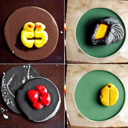 Image similar to edible george clooney start to finish, from the beautiful'how to make food art step by step collection ', dslr