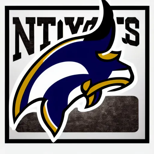 Image similar to nfl logo detailed vector vikings