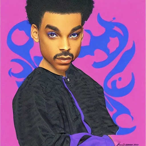 Prompt: bel air prince in 2030