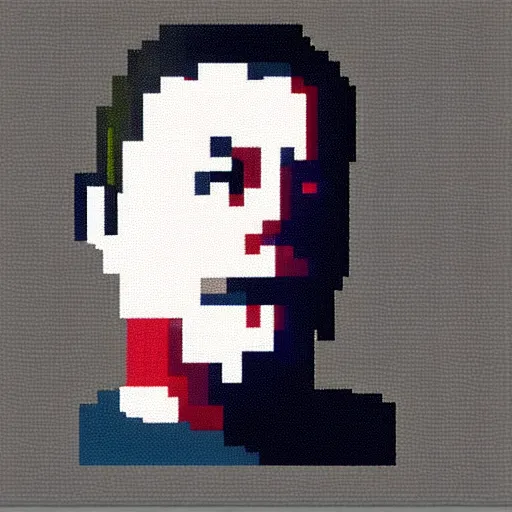 Image similar to elon musk pixel art