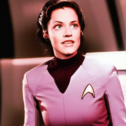 Image similar to Megan McCarthy\'s guest appearance on Star Trek: Deep Space Nine