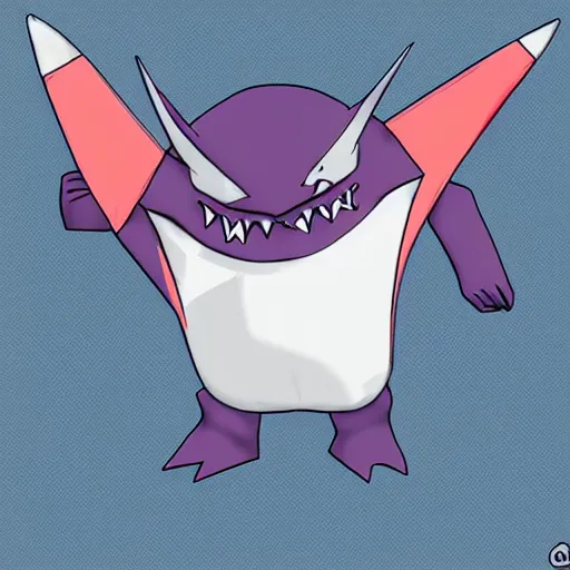 Can someone change the colors of Mega Gengar and Gigantamax Gengar to their  shiny colorations in this image? And change background color to light  blue? Regular Gengar isn't too different from it's