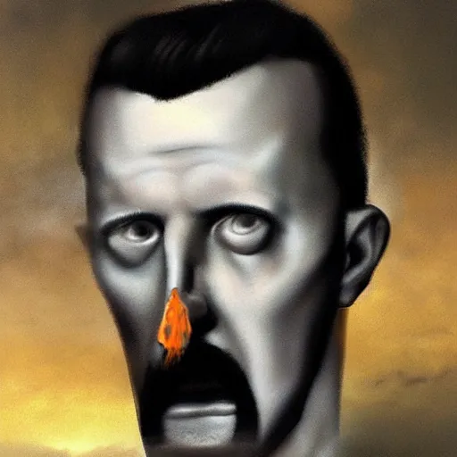 Prompt: igor ivanovich strelkov became an aggressive lovecraftian degenerate calling for total mobilization, photo - realistic, color image, 2 k, highly detailed, bodyhorror, occult art