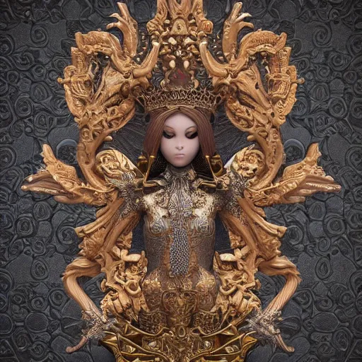 Image similar to princess of angels 4 k gorgeous ornate intricate detailed octane render