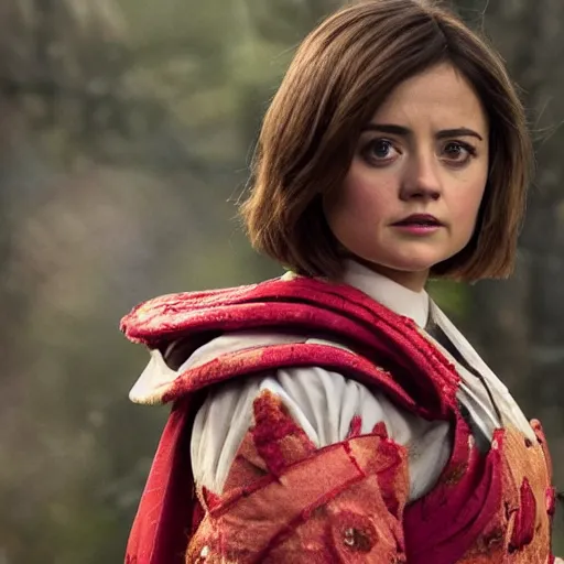 Prompt: jenna coleman as a kitsune