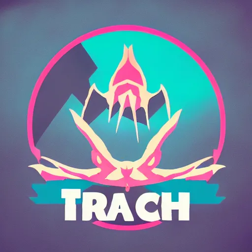 Prompt: indie game logo for a game called Tidal Breach
