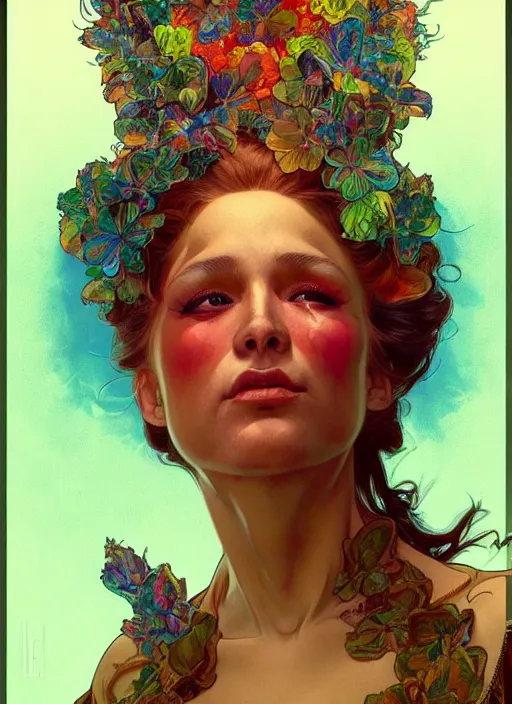 Image similar to la honda. ken kesey and the merry prankster. electric koolaid acid test. intricate, elegant, highly detailed, digital painting, artstation, concept art, wallpaper, smooth, sharp focus, illustration, art by artgerm and greg rutkowski and alphonse mucha