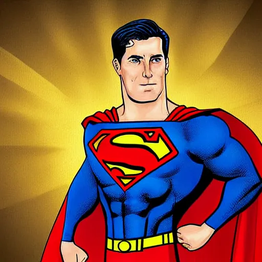 Prompt: digital art of superman with the face of benjamin netanyahu, benjamin netanyahu as superman, bibi netanyahu dressed as superman, highly Detailed Digital Art