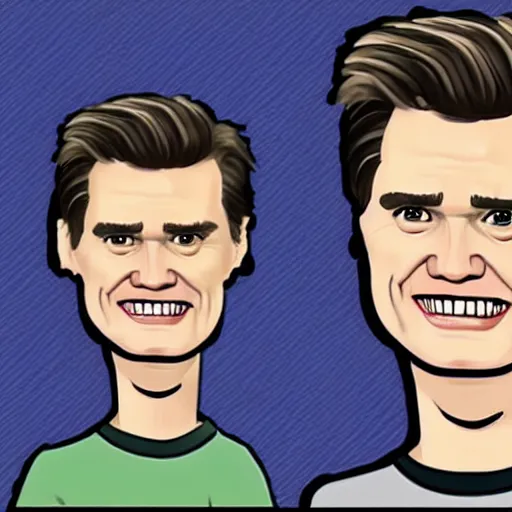 Image similar to jim carrey iphone bitmoji