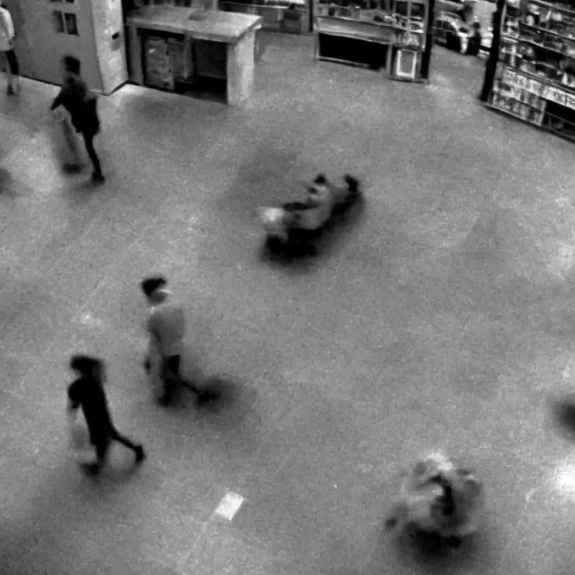 Image similar to the most creepy cctv footage still ever found