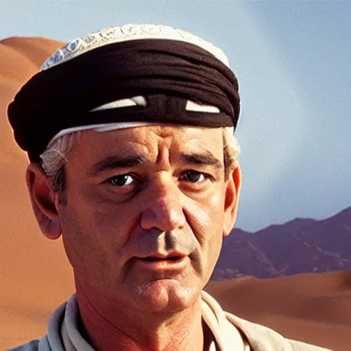 Image similar to bill murray in lawrence of arabia