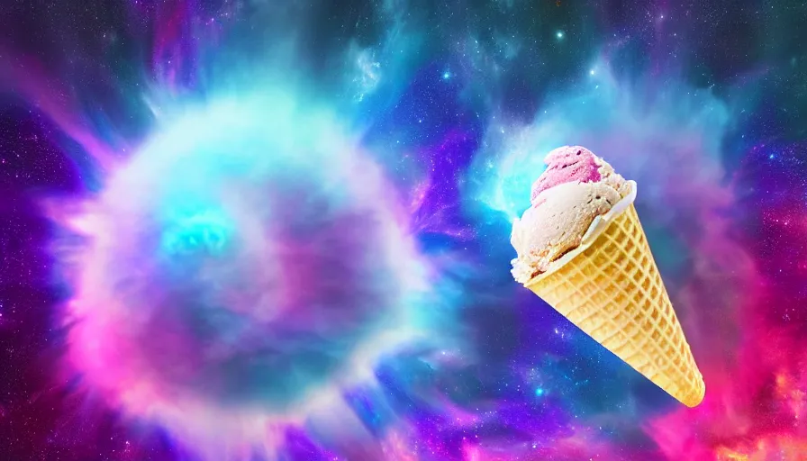 Image similar to stunning render of a cosmic - flavored