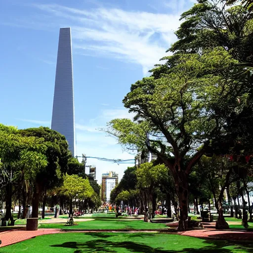 Image similar to ciudad jardin, buenos aires