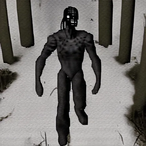 Image similar to screenshot from slender man in mortal kombat 2