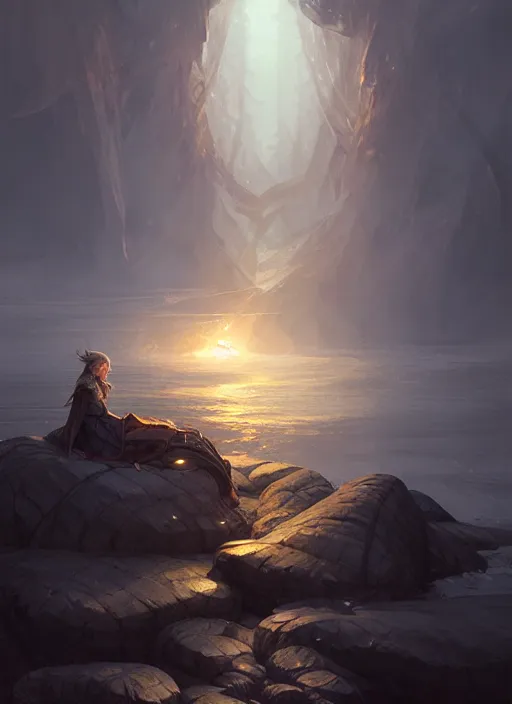 Prompt: Jörmungandr , Nordic landscape, fantasy magic, dark light night, sharp focus, digital painting, 4k, concept art, d&d, art by WLOP and Artgerm and Greg Rutkowski and Alphonse Mucha