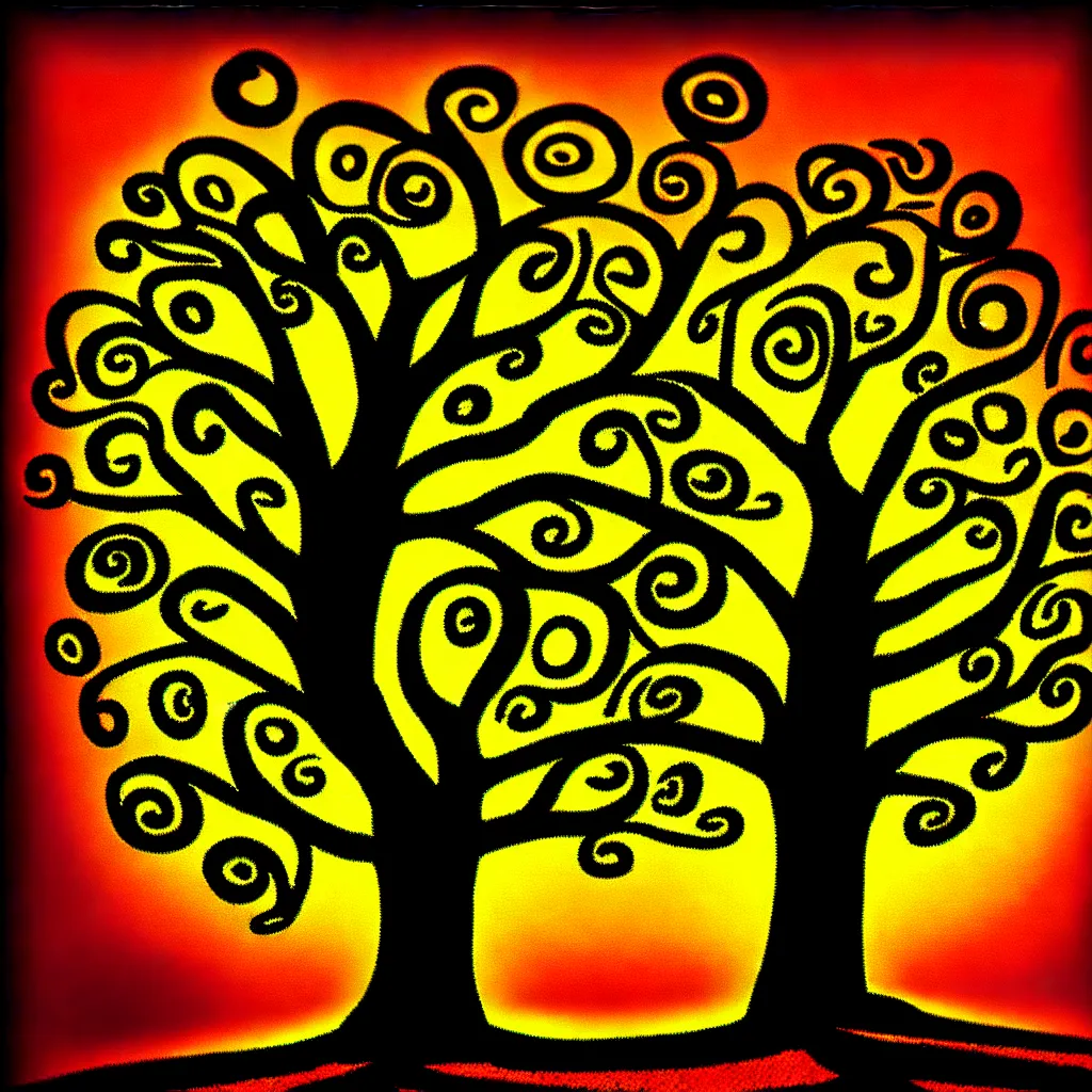 Image similar to tree of life, digital art