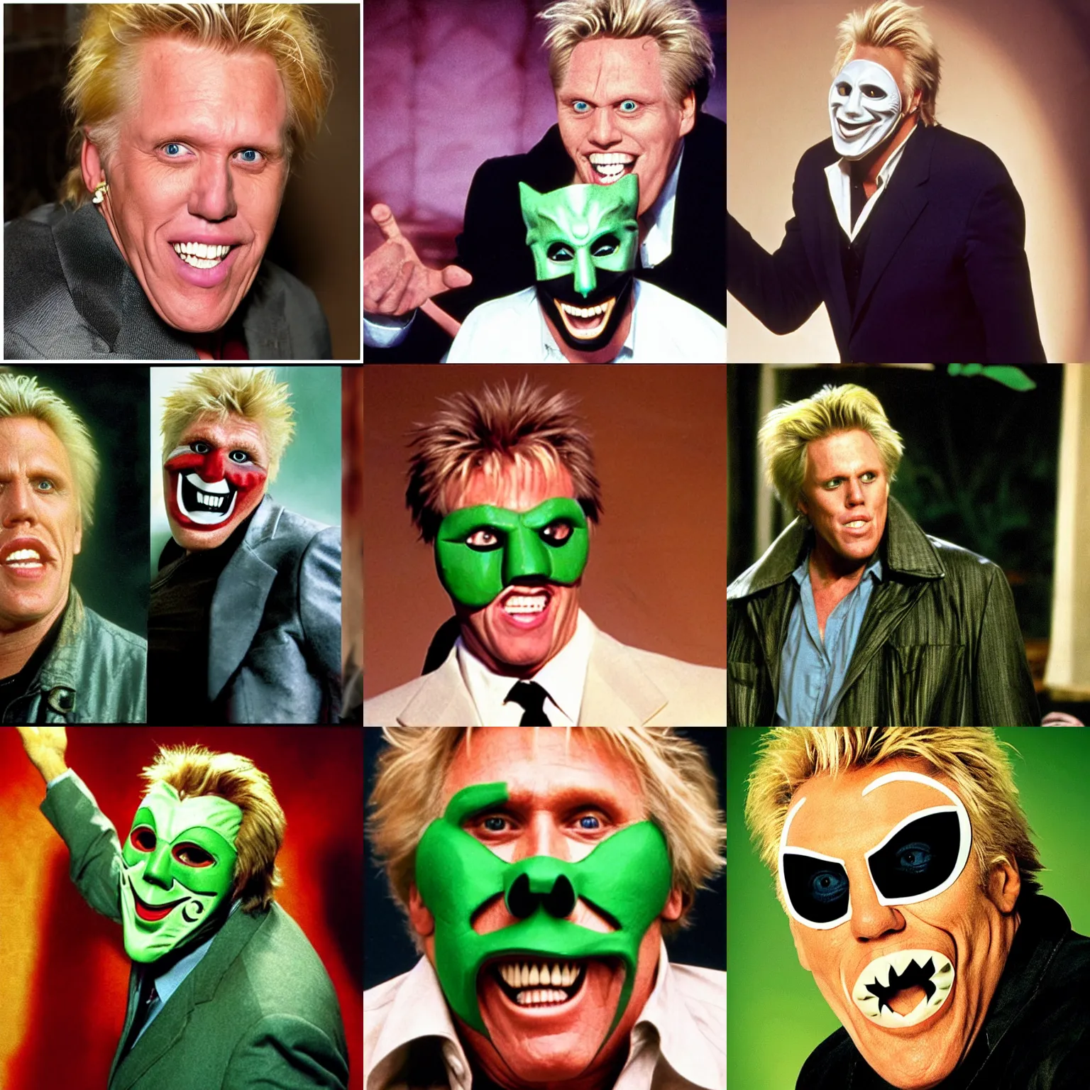 Prompt: gary busey as the mask