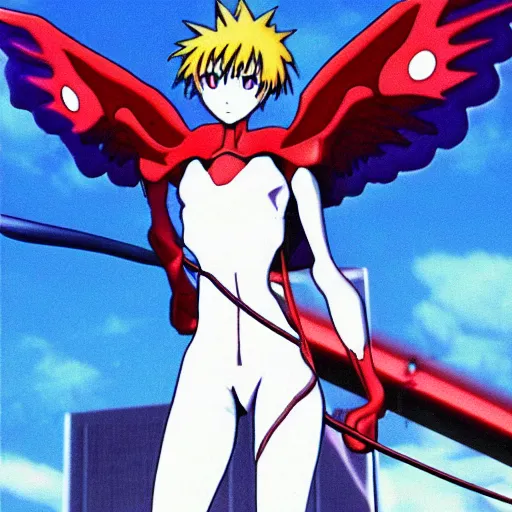 Image similar to angel from neon genesis evangelion