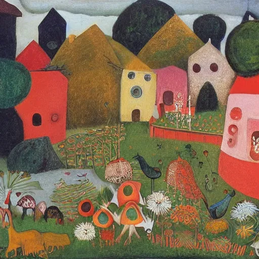 Image similar to woodstock by dora carrington