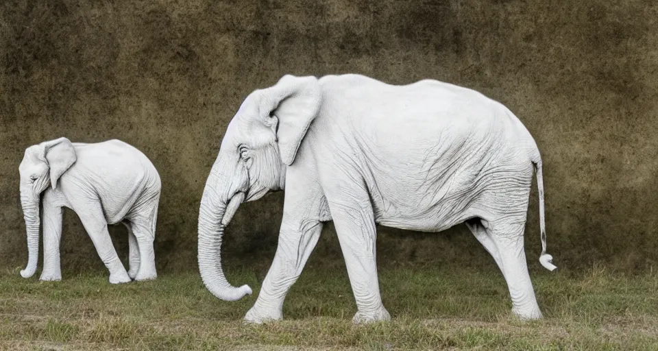 A white elephant., Stable Diffusion