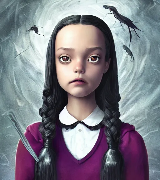 Wednesday Addams by Fayden : r/Wednesday