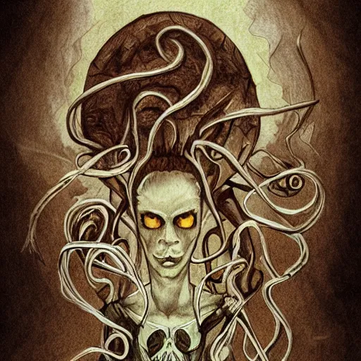 Image similar to eldritch horror drawn by natasha allegri