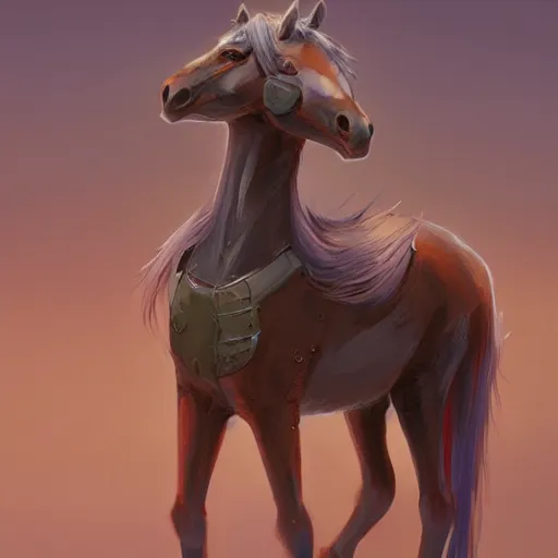 Image similar to concept art of anthropomorphic horse wearing a coat, digital art, photo realistic, highly detailed, art by george stubbs, anton fadeev, james gurney, ilya kuvshinov