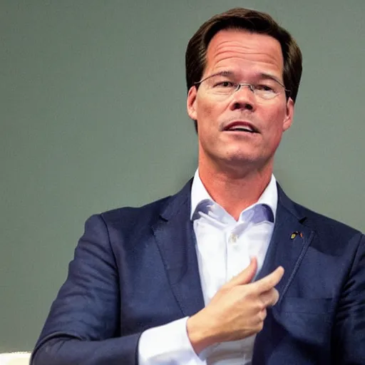 Image similar to mark rutte