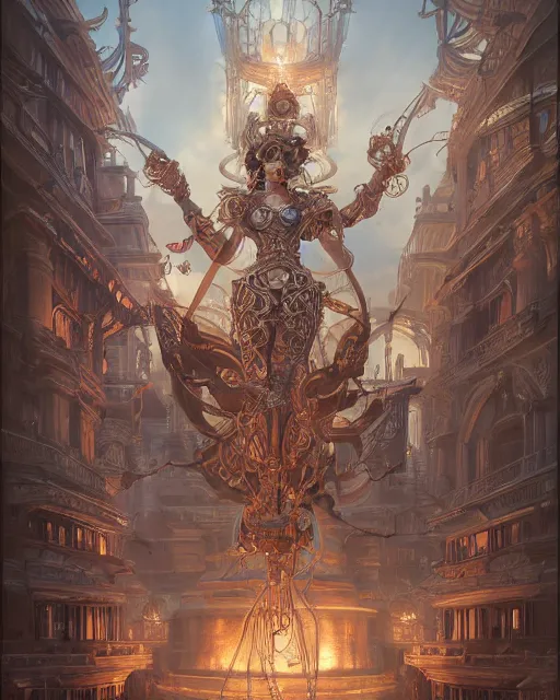 Prompt: portrait of lady mechanika, intricate linework, unreal engine 5 highly rendered, global illumination, detailed and intricate environment, by rutkowski, artgerm, haddy safadi, noah bradley, tyler edlin, jordan grimmer, darek zabrocki, neil blevins, tuomas korpi