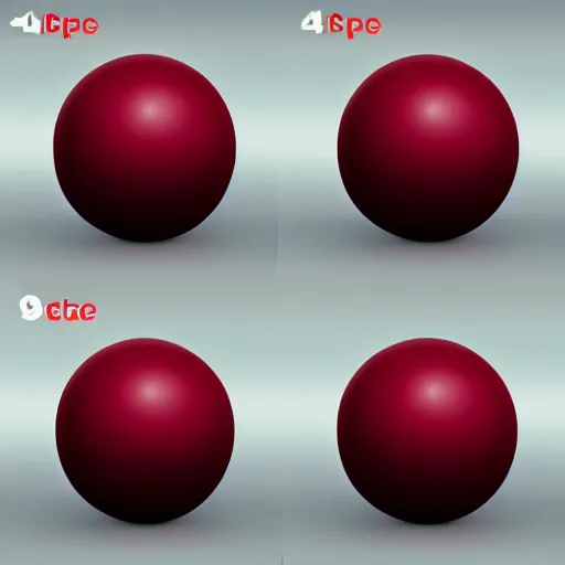 4 frames of animation of a ball bouncing up and down | Stable Diffusion ...