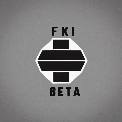 Prompt: logo of beta collective streetwear brand geometric aesthetic